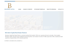 Tablet Screenshot of belvedere-capital.com